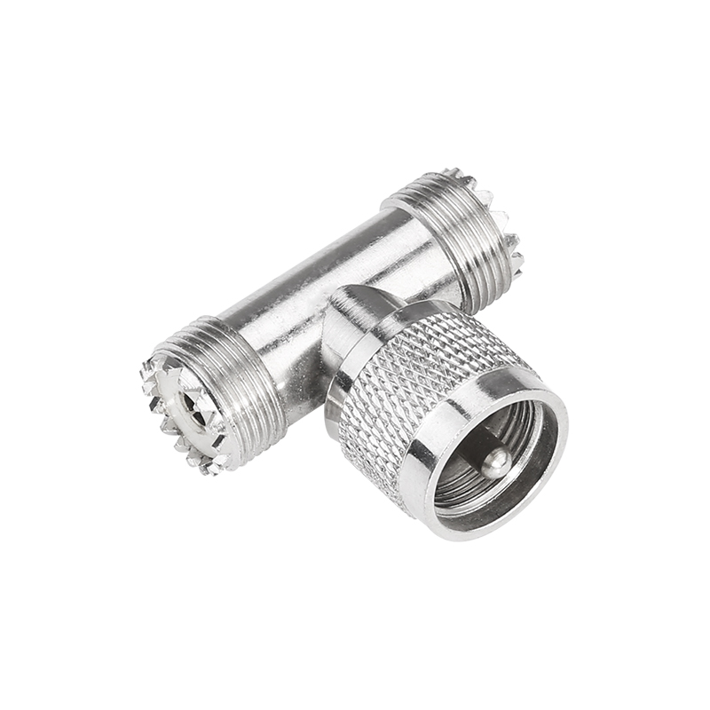 UHF-Buchse auf UHF-Stecker, T-HF-Stecker